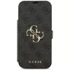 Guess Book 4G Metal Logo θήκη για iPhone 18 Pro Max / 17 Pro Max, μαύρο