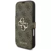 Guess Book 4G Metal Logo θήκη για Apple iPhone 18 Pro / 17 Pro – καφέ