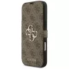 Guess Book 4G Metal Logo θήκη folio για iPhone 18 Pro Max / 17 Pro Max - καφέ