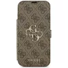 Guess Book 4G Metal Logo θήκη folio για iPhone 18 Pro Max / 17 Pro Max - καφέ