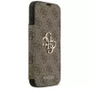 Guess Book 4G Metal Logo θήκη folio για iPhone 18 Pro Max / 17 Pro Max - καφέ