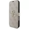 Guess Book 4G Metal Logo θήκη folio για iPhone 16 Pro / 17 Pro - ροζ