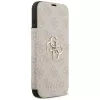GUESS Book 4G Metal Logo θήκη folio για iPhone 18 Pro Max / 17 Pro Max - ροζ