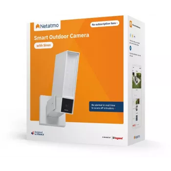 Netatmo Smart Outdoor κάμερα με σειρήνα NOC-S-W-EC (λευκό)