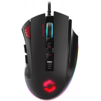 Speedlink Tarios ενσύρματο gaming ποντίκι USB, RGB, 24000 DPI (SL-680012-BK)