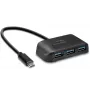 Hub USB-C σε 4 θύρες USB 3.0 Speedlink Snappy Evo (SL-140202-BK)