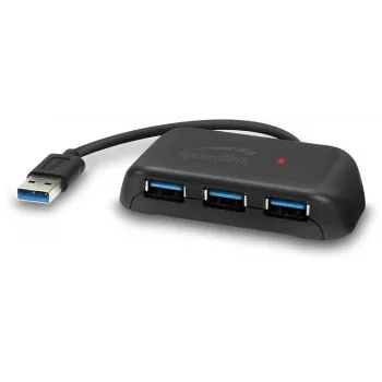 Hub USB 3.1 4 θυρών Speedlink Snappy Evo (SL-140109-BK)