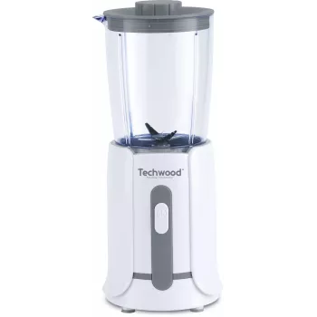 Techwood TBL-201 επιτραπέζιο μπλέντερ 1,5L, 300W, λεπίδες ανοξείδωτου χάλυβα, θρυμματισμός πάγου, λευκό