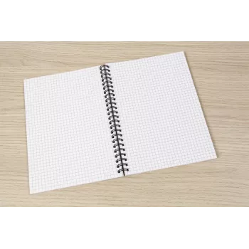 SIGEL SN600 Quicknote Σπιράλ σημειωματάριο, A5, καρό, Softcover, μπλε/γκρι, 160 σελίδες