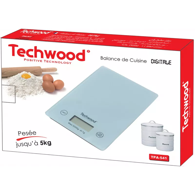 Techwood TPA-541 ψηφιακή ζυγαριά κουζίνας (TPA-541)