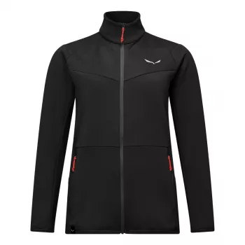 SALEWA Puez Cammino PL Γυναικείο Full-Zip Hoody Black Out (EU 38 / M)