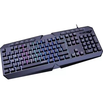 Speedlink Ludicium RGB Rainbow πληκτρολόγιο, διάταξη US (SL-670004-BK-US)