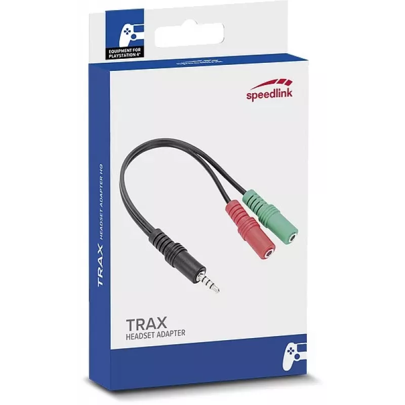 Speedlink Trax προσαρμογέας ακουστικών για PS4/Xbox (SL-450103-BK)