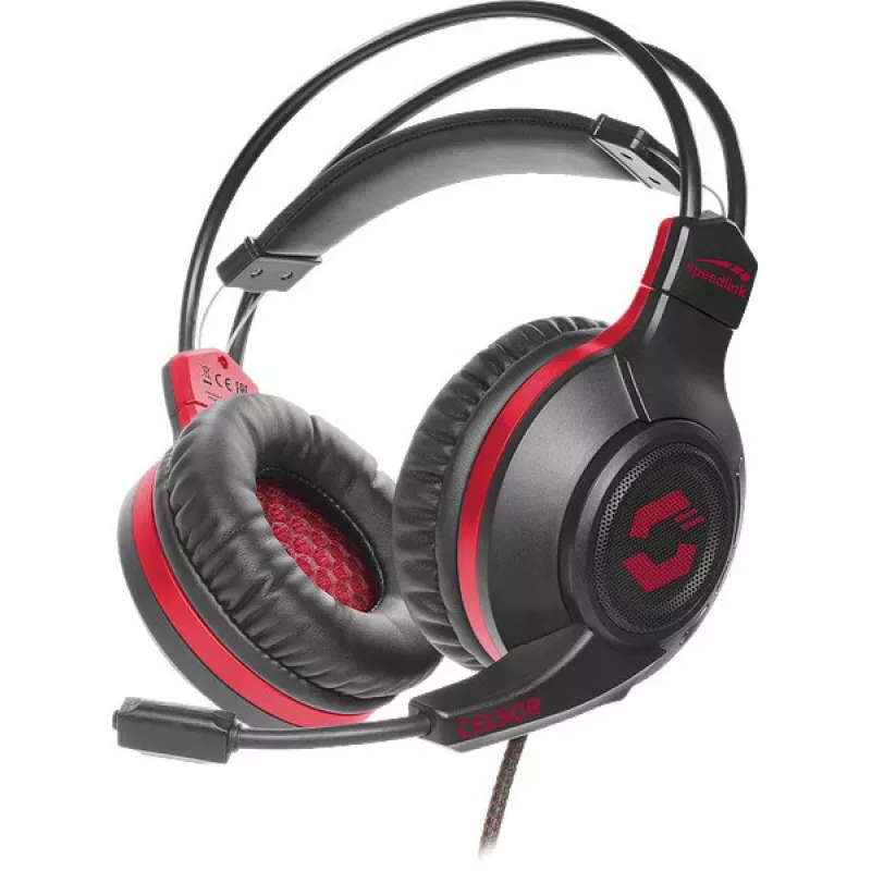 Speedlink Celsor ακουστικά gaming, μαύρα (SL-860011-BK)