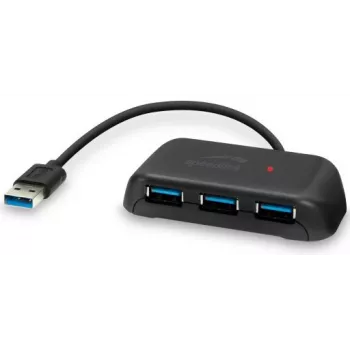 Speedlink Snappy Evo USB 3.0 Hub 4 θυρών (SL-140106-BK)
