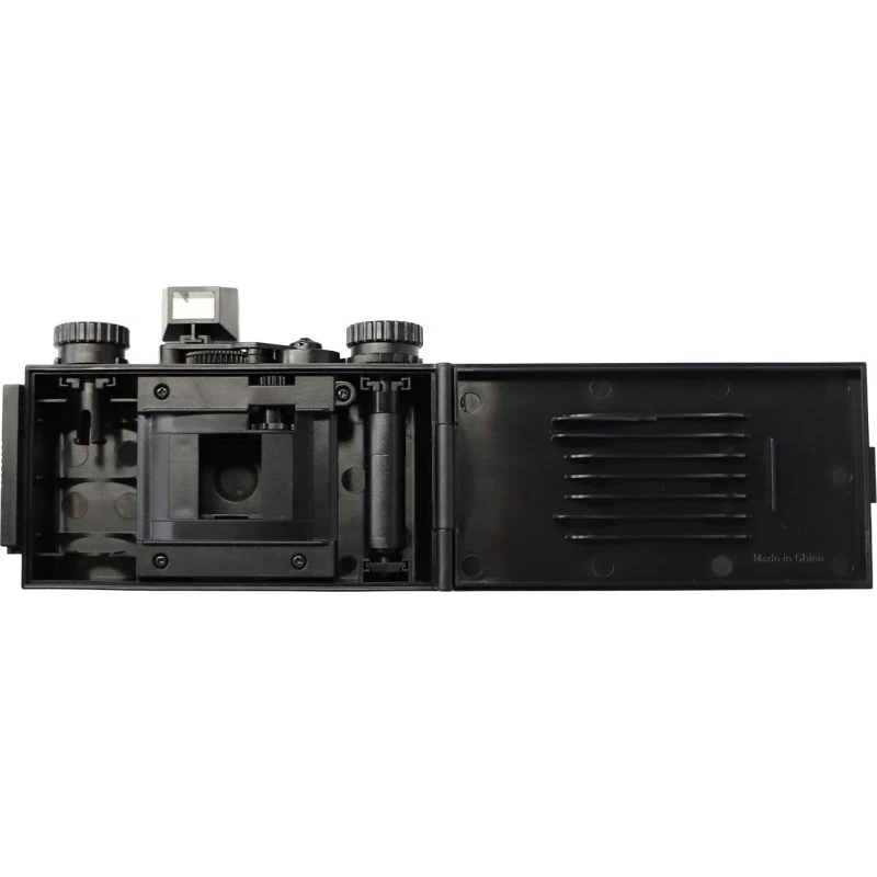 ILFORD PIXIE 35mm Point & Shoot Φωτογραφική Μηχανή – Ασημί/Μαύρο, Ενσωματωμένο Flash, Autofocus