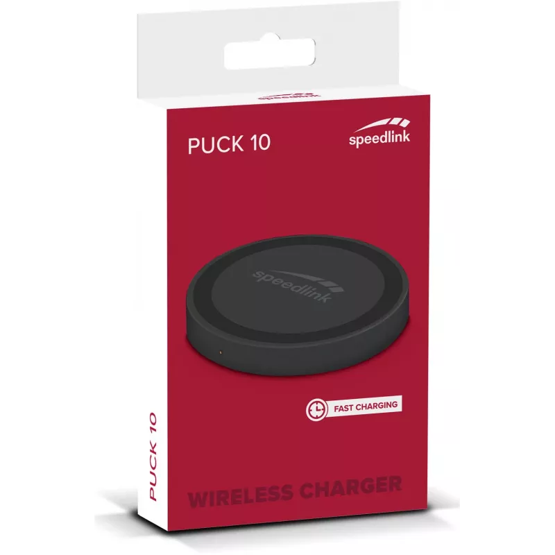 Speedlink Puck 10 Γρήγορος ασύρματος φορτιστής, μαύρος (SL-690403-BK)