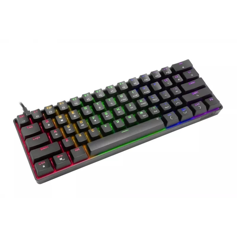 Speedlink Atmos RGB Rainbow πληκτρολόγιο, διάταξη US (SL-670015-BK-US)