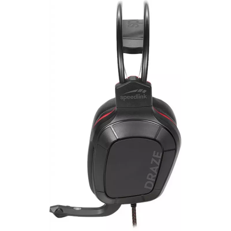 Speedlink Draze ακουστικά με μικρόφωνο για PC/PlayStation/Xbox/Switch (SL-450312-BK)
