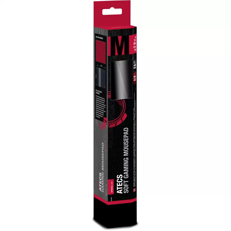 Speedlink Atecs Soft gaming πατάκι ποντικιού, μέγεθος M (SL-620101-M)