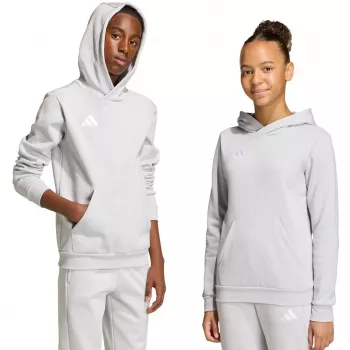 adidas Entrada 26 παιδικό φούτερ με κουκούλα γκρι JZ6562 (164 cm)