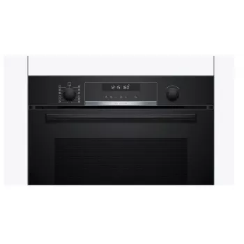BOSCH Serie 6 Εντοιχιζόμενος φούρνος με AirFry, 71L, Πυρόλυση-Αυτοκαθαρισμός, Μαύρο (HBG578EB3)