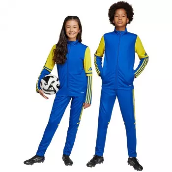 adidas Squadra 25 Αθλητικό παντελόνι για παιδιά - Μπλε/Κίτρινο - Μέγεθος 152 cm (JP3154)