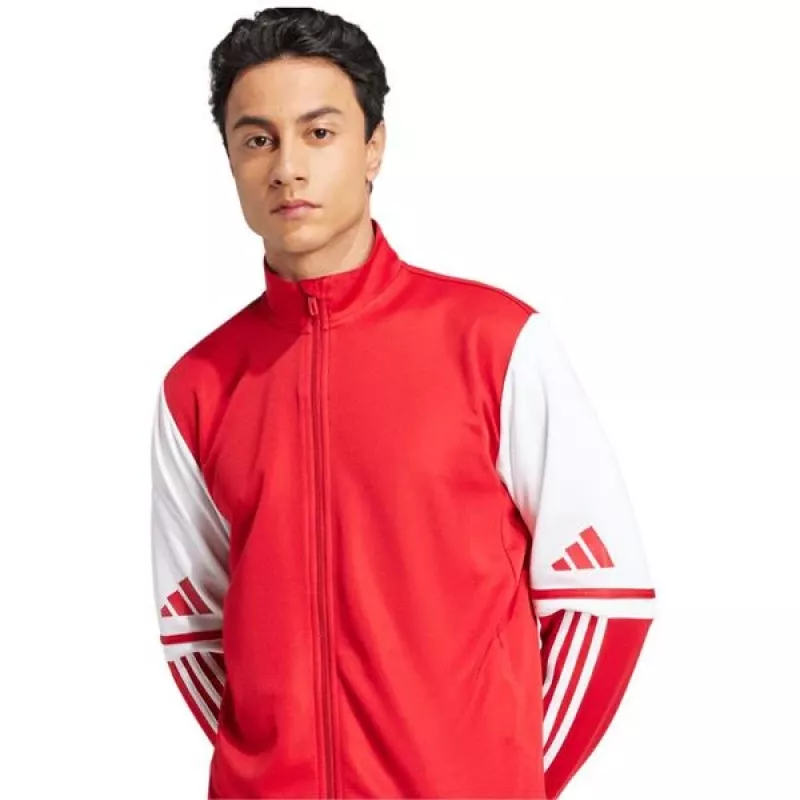 adidas Squadra 25 Ανδρικό Αθλητικό φούτερ Κόκκινο/Λευκό JD2979 S