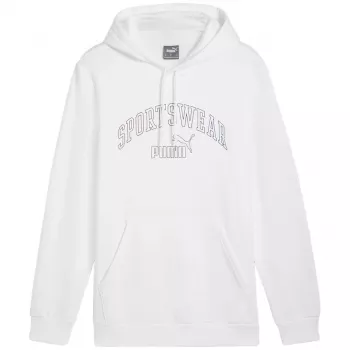 PUMA ESS+ Logo LAB Gradient Μπλούζα με Κουκούλα FL Puma White Medium
