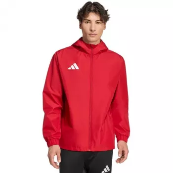 adidas Entrada 26 All Weather Ανδρικό μπουφάν Κόκκινο JZ9100 Μέγεθος S