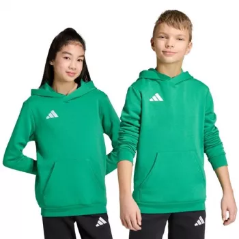 adidas Entrada 26 παιδικό φούτερ με κουκούλα JZ6563 Team Green 152 cm