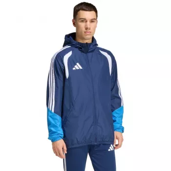 adidas Tiro 26 Competition All Weather ανδρικό αθλητικό μπουφάν μπλε (JY8869, μέγεθος L)