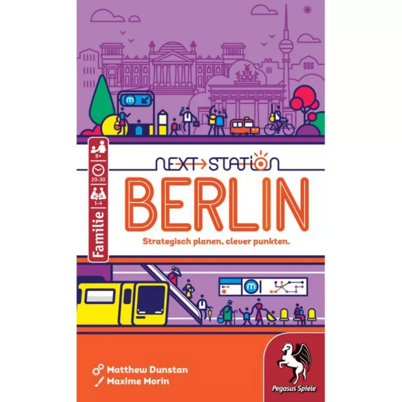 PEGASUS Next Station Berlin – επιτραπέζιο παιχνίδι Roll & Write (γερμανική έκδοση)