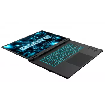 GIGABYTE GAMING A16 PRO DXHG4EECC4SD φορητός υπολογιστής gaming, 16 ίντσες QHD+ 165Hz, Intel Core 7 240H, 32GB LPDDR5X, 1TB SSD, RTX 5070 Ti 12GB, χωρίς OS, γκρι