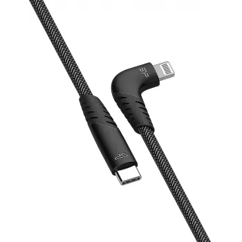 Silicon Power Boost Link Nylon LK50CL καλώδιο USB-C σε Lightning, 1 m, γκρι