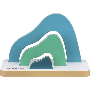 TONIES Mini Standregal - Berg 11003982 ασημί επιχρωμιωμένο μέταλλο 2 ράφια ραφιέρα δαπέδου