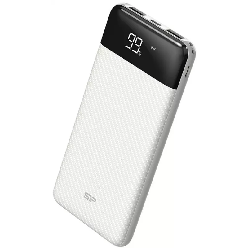 Silicon Power GP28 10000 mAh power bank, λευκό (SP10KMAPBKGP280W)
