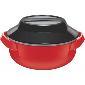 Milton Microwow 1000 θερμική κατσαρόλα, 0.82 L, κόκκινη (MT-6491-P)