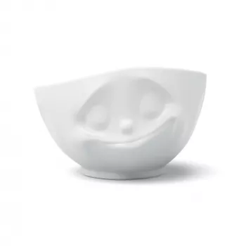 FIFTYEIGHT PRODUCTS Happy Face μπολ 1000 ml λευκή πορσελάνη