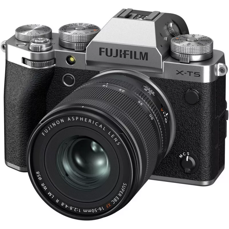Κιτ φωτογραφικής μηχανής mirrorless Fujifilm X-T5 / XF16-50mm F2.8-4.8 R LM WR, ασημί (16939461)