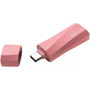 Silicon Power SP032GBUC3C07V1P 32 GB USB-C Flash Drive ροζ χωρίς καπάκι