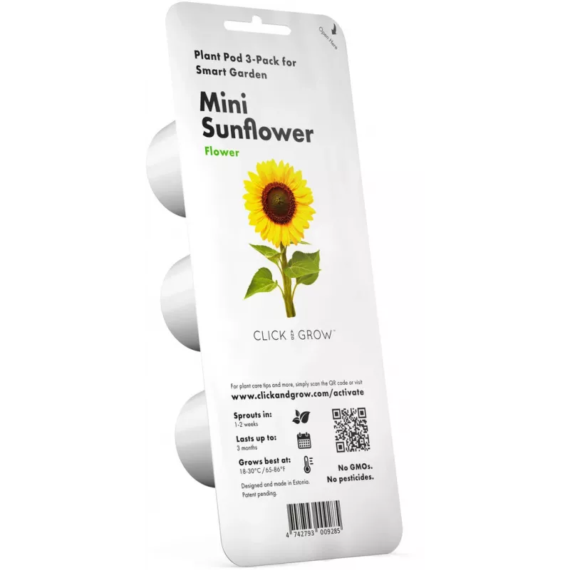 Click & Grow Κάψουλες φύτευσης μίνι ηλίανθου για Smart Garden, συσκευασία 3 τεμ. (SGR65X3)