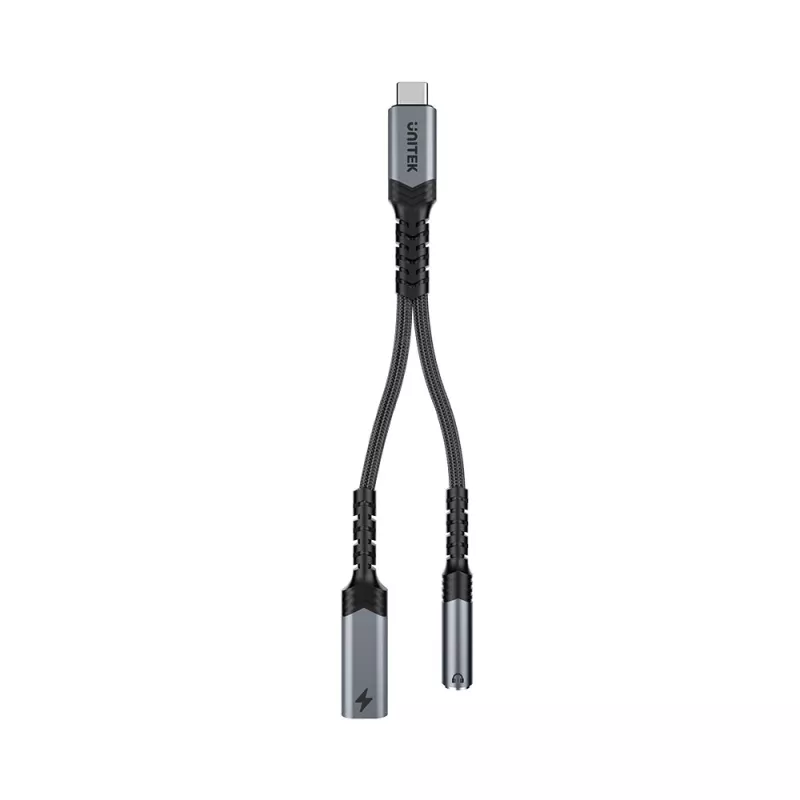 UNITEK Προσαρμογέας USB-C σε 3,5 mm ήχου με PD