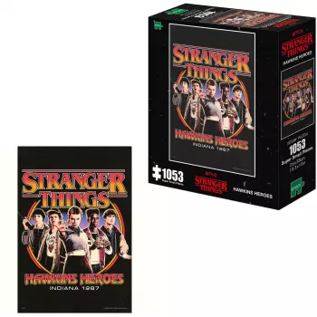EPOCH Games Stranger Things Hawkins Heroes Παζλ 1000 τεμαχίων