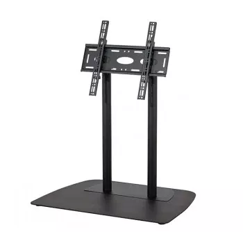 B-TECH AV SYSTEM X - Universal χαμηλή βάση δαπέδου για επίπεδες οθόνες (VESA 600 x 400) - 0,75 m κολόνες Ø50 mm