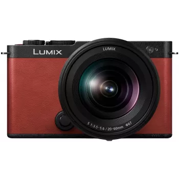 Mirrorless φωτογραφική μηχανή full frame Panasonic Lumix DC-S9 με φακό Lumix S 20-60mm f/3.5-5.6, crimson red (DC-S9KE-R)