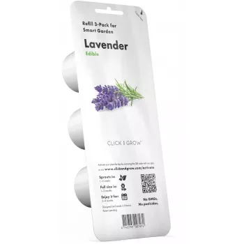 Click & Grow Smart Garden ανταλλακτικό λεβάντα, 3 κάψουλες φυτών (SGR30X3)