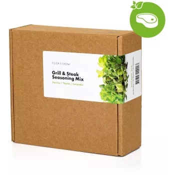 Click & Grow Μείγμα Βοτάνων Steak Κάψουλες Φύτευσης για Smart Garden, Συσκευασία 9 τεμ. (PPMSSX9)