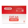 UNITEK C18121BL Καλώδιο τοποθέτησης Cat.-6A-S/FTP-LSZH, 305 m, μπλε