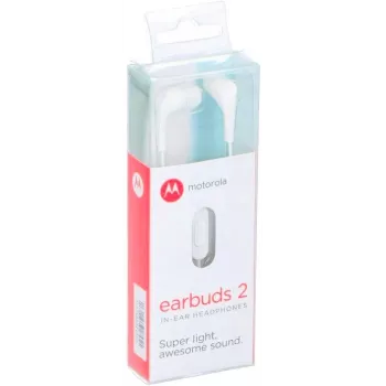 Ακουστικά earbuds Motorola Earbuds 2, λευκό (501278680094)